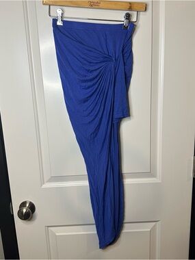 Rue 21 Asymmetrical Knot-Front Skirt Ruched High-Low | XS